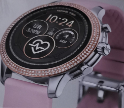 Smartwatch Michael Kors Runway Mkt5055 100% Genuino Rosa
