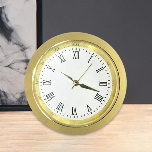 Reloj Clásico Con Inserto Para Reloj, Fácil De Leer, 4 Unida