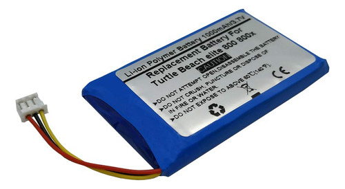 Batería De Repuesto 37v 1000mah Turtle Beach Elite
