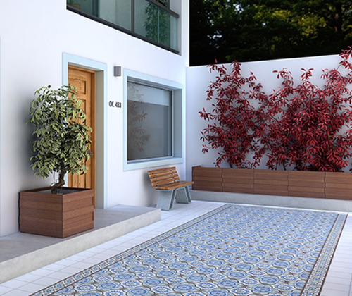 Imagen 2 de 5 de San Lorenzo Porcelanato Mosaico Urba 60x60 Calcareo