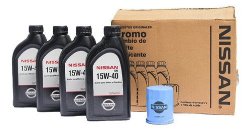 Aceite Y Filtro Tsuru Nissan 15w40 Original 