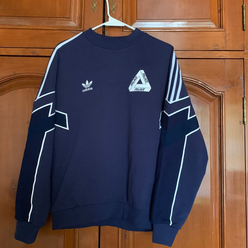 Sudadera Palace Skateboards X adidas Tt Crew Indigo Talla S