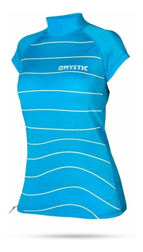 Remera Mystic Lycra Mujer Manga Corta Uv 50 Kayak Sup Kite