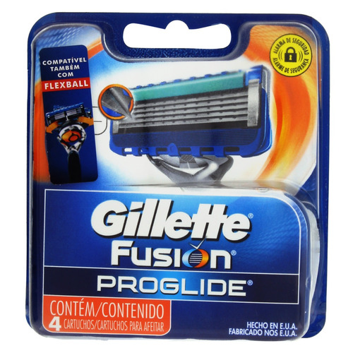 Carga para lâmina de barbear Gillette Fusion Proglide 4 u