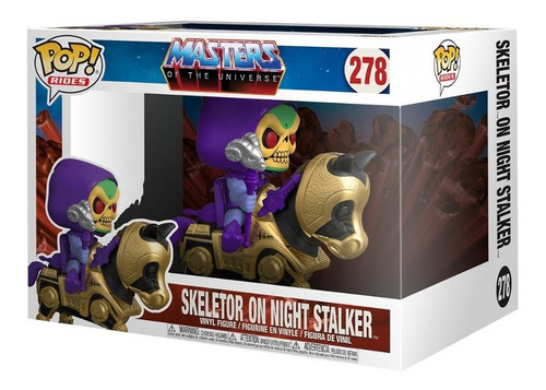 Funko Pop Máster Of Universe Skeletor On Nightstalker 