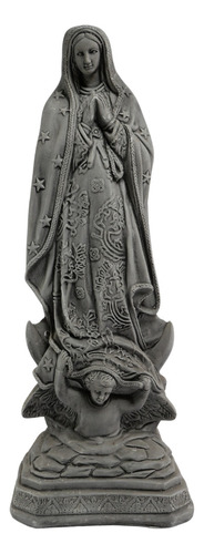 Virgen De Guadalupe Figura Ceramica Artesanal Tradicional