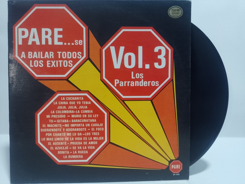 Disco Lp Los Parranderos / Vol 3