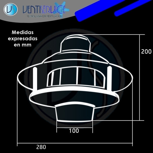Extractor Motor Campana Exterior 4 I 10 Cm Envio Gratis