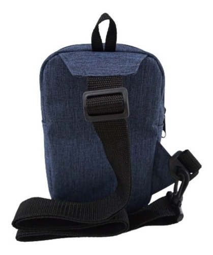 Shoulder Bag Necessaire Mini Bolsa Transversal Slim Cor Azul
