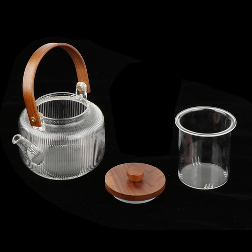 Tetera De Vidrio Para Té, Tetera De Kung Fu De 1000 Ml,