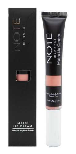 Note Mineral Matte Lip Cream Labial En Crema Mate Vegano