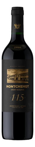 Vino Montchenot Gran Reserva 115 Años 750 Ml Cosecha 1988