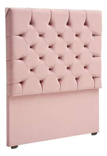 Cabecera Matrimonial Dicasa Capri Palo De Rosa Color Rosa Claro