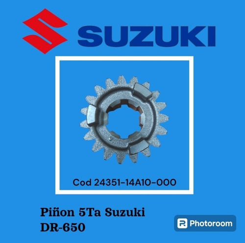 Piñon 5ta Suzuki Dr-650