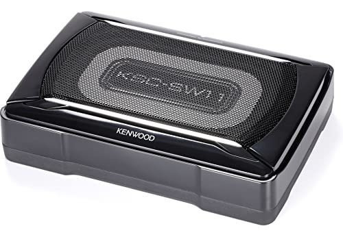 Kenwood Ksc-sw11 Compact Powered Enclosed Subwoofer For Car