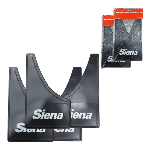 Barreros Flexibles Fiat Siena Univ Kit 4 Piezas Silvaflex