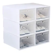 Comprar Organizadores De Zapatos Cajas Apilables Zapateras 
