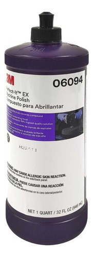 Abrillantador Perfect-it Ex 06094 3m Alto Lustre 946 Ml Color Boitella Color Morado