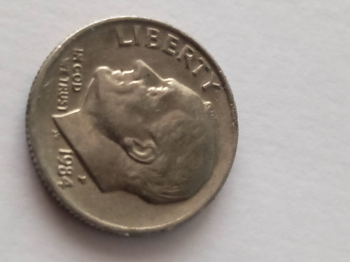 Moneda One Dime 1984p (Usado)