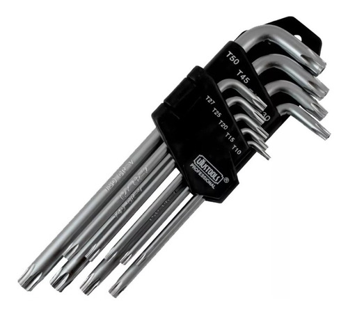 Juego De Llaves Torx Mediano T10 A T50 9pzs Uyustools Dec902