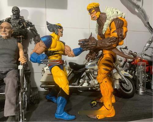 Dentes De Sabre Sabretooth Xmen Marvel Icons 30 Custom Leia (Recondicionado)