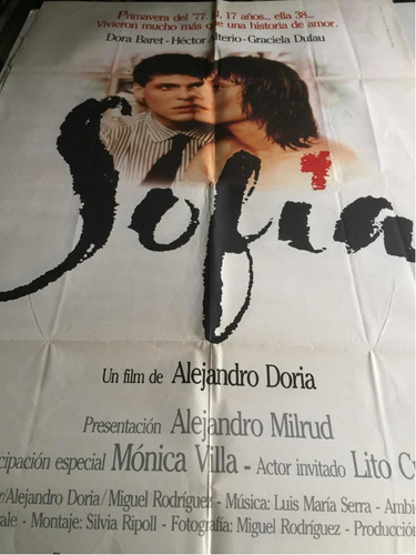 Poster Sofia Con Dora Baret Original Alejandro Doria