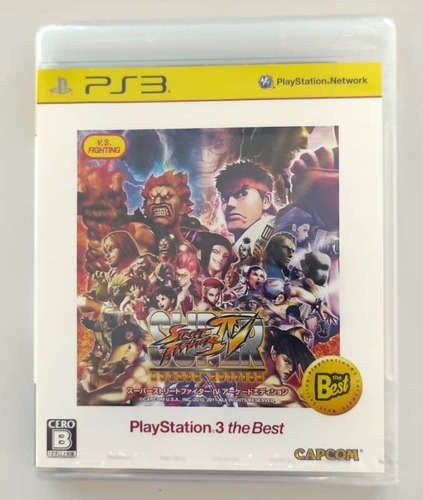 Super Street Fighter Iv 4 Arcade Edition Ps3 Japones Sellado