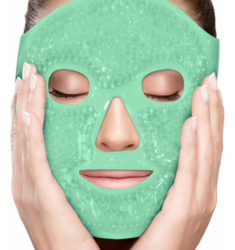 Mascarilla Facial Hielo Hidrogel Relajante Frio Caliente Tipo De Piel Normal