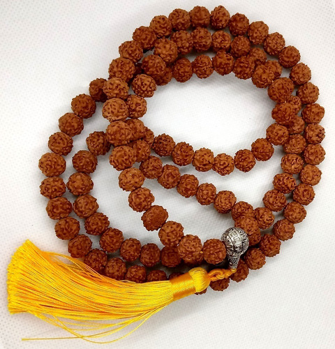 Jamapala Semente Rudraksha 108 Contas 10mm Tamanho Grande