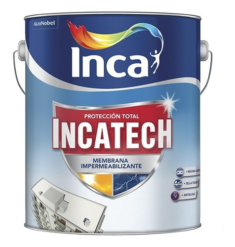 Membrana Impermeabilizante Incatech 4kg Techos Prestigio 