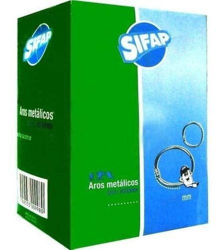 Imagen 1 de 1 de Aros Carpeta Sifap Metal 50 Mm X 10 Unidades