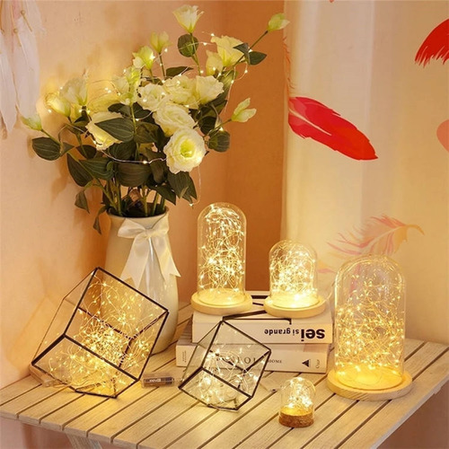 Imagen 3 de 6 de Hilo Led 30 Metros Alambre Luces Decoración Guirnalda 220 V