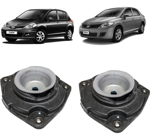 Par Coxim Calço Amortecedor Dianteiro Nissan Tiida 2012-2013