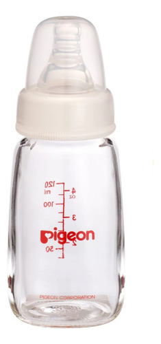 Mamadera De Vidrio 120ml Pigeon Flexible