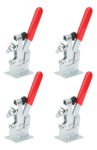 Placa De Abrazaderas Quick Fixture, 4 Piezas, Vástago Recto