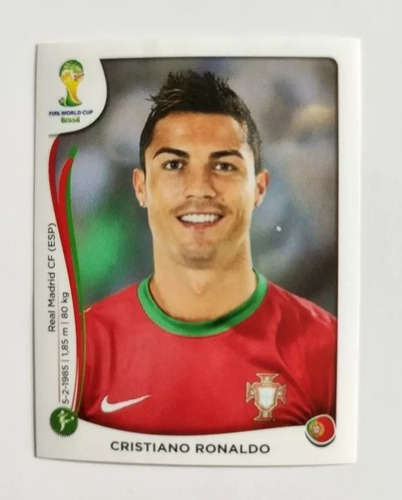 Cristiano Ronaldo Estampa #523 Panini Mundial Brasil 2014