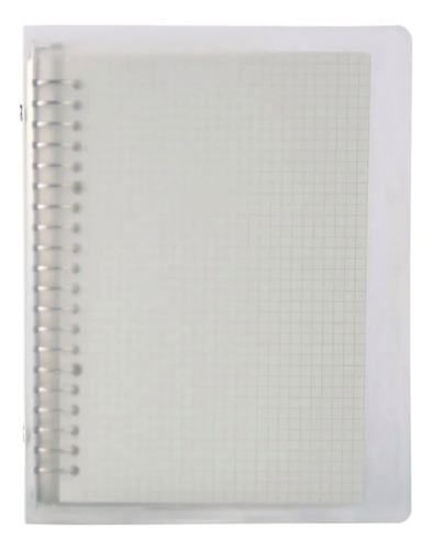 Carpeta Escolar Transparente B5 Cuadro Chico 100 H 26 Hoyos Cuadro Chico