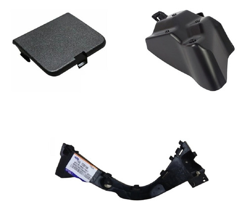 Soporte Trasero Derecho + Tapa Paragolpe Ford Focus