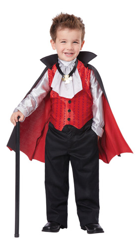 Disfraz De Bebé Vampiro Elegante Para Halloween Talla Métr