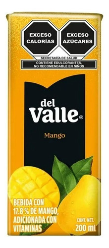 3 Pzas Néctar Del Valle De Mango 200 Ml
