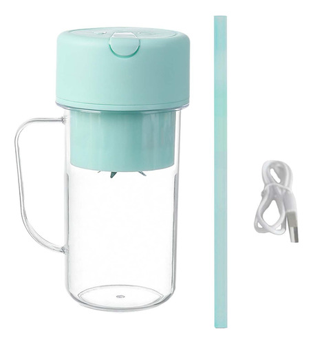 Mini Vaso Exprimidor Eléctrico, Mini Licuadora Azul