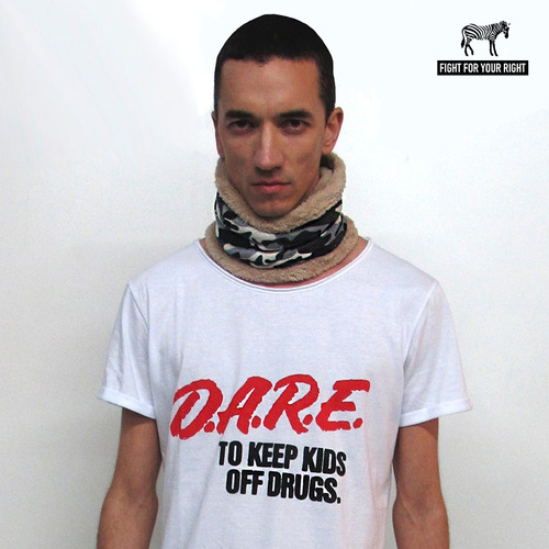 Imagen 3 de 7 de Cuello Tejido Con Piel Camou Fight For Your Right