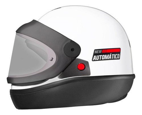 Capacete Ebf Bolt Fechado Integral Motoboy Moto Motoqueiro Cor Branco Tamanho 60