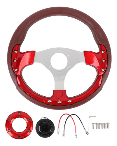 Volante Race Style De 13 Pulgadas, Universal, A Prueba De Go