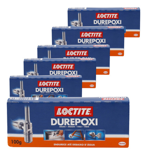 Durepoxi 100gr Massa Epoxi  Original Kit C/6 