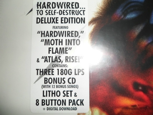 Metallica Hardwired Autodestruct Deluxe Lp, nueva versión estándar importada del álbum