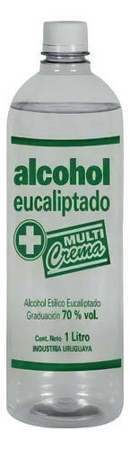 Alcohol Eucaliptado 70% X 1 Lt Antiseptico Desinfectante 