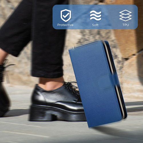 Funda De Piel Tipo Cartera Para Samsung Galaxy S22 Ultra S22 Plus
