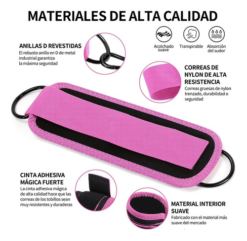 De 5 Pzs/set Grilletes Para Tobillo Gym Entrenamiento Demuch