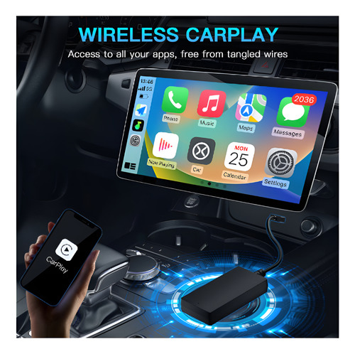 Interface Inalambric Carplay Androidaut Para Geely